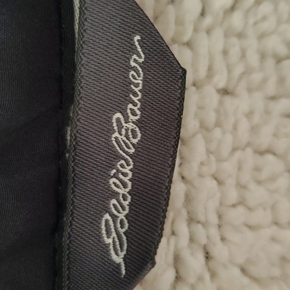 Eddie Bauer Black and Gray Plaid Flannel Shacket  2XL - Picture 2 of 12